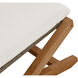 Bari 15.5 inch Natural / Stinson White Outdoor Stool